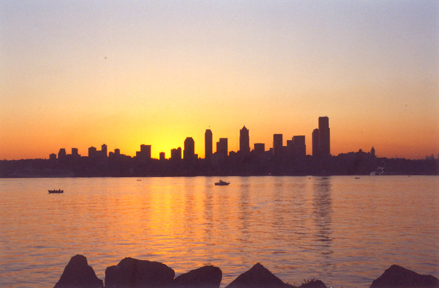 Seattle Golden Sunset