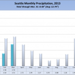 Seattle Rain Total 2013