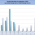 Seattle Rain Total 2013