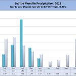 Seattle Rain June 2013