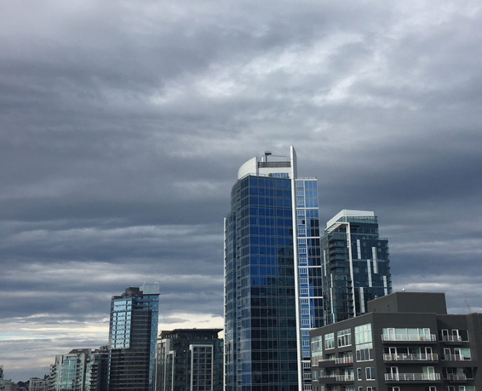 Stormy clouds over Seattle