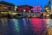 Rainy day at Pike Place Market